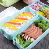 Bear Cavalier 2017 New Arrive 900ml Portable 3 Layer Healthy Food Container Microwave Oven Lunch Bento Boxes