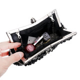 Beaded Women Evening Bags Rhinestones Metal Day Clutches Handbags With Chain For Wedding Bridal Clutches Evening Dress Bag Beaded Women Evening Bags Rhinestones Metal Day Clutches Handbags With Chain For Wedding Bridal Clutches Evening Dress Bag