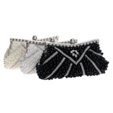 Beaded Women Evening Bags Rhinestones Metal Day Clutches Handbags With Chain For Wedding Bridal Clutches Evening Dress Bag Beaded Women Evening Bags Rhinestones Metal Day Clutches Handbags With Chain For Wedding Bridal Clutches Evening Dress Bag