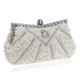 Beaded Women Evening Bags Rhinestones Metal Day Clutches Handbags With Chain For Wedding Bridal Clutches Evening Dress Bag Beaded Women Evening Bags Rhinestones Metal Day Clutches Handbags With Chain For Wedding Bridal Clutches Evening Dress Bag