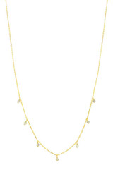 Beaded charm chain choker