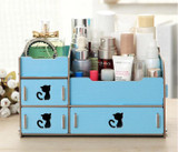 BCELIFE Multi-functional Wooden Makeup Storage Box Jewelry Container Organizer for Office desk stationery storage box makeup