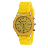 bayan kol saati 2017 Geneva Casual Women Dress Watch Silicone Rubber Jelly Gel Quartz Analog Sports Wrist Watch relogio feminino