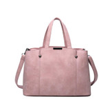 Hot Sale Nubuck Leather Women Top-Handle Bags Candy Color Women Shoulder Bag Rivet Women Bags