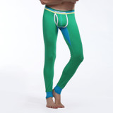 Hot Sale New WJ Men's Sexy Thermal Underwear Modal Fashion Long Johns colors Low-waist Cotton Pants legging Trunks #WJ05