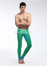 Hot Sale New WJ Men's Sexy Thermal Underwear Modal Fashion Long Johns colors Low-waist Cotton Pants legging Trunks #WJ05