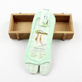 Hot Sale New Bamboo Fibre Women Summer Thin Open Toe Socks Anti Slip Ankle Boat Socks Invisible non-slip Cotton 1pair wholesale