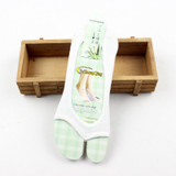 Hot Sale New Bamboo Fibre Women Summer Thin Open Toe Socks Anti Slip Ankle Boat Socks Invisible non-slip Cotton 1pair wholesale
