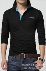 Hot Sale New 2017 Fashion Brand Men Polo shirt Solid Color Long-Sleeve Slim Fit Shirt Men Cotton polo Shirts Casual Shirts 19