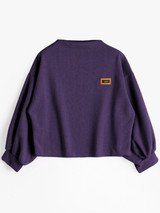 Gamiss Kawaii Harajuku Lantern Sleeve Badge Patched Sweatshirt Women Jumper Autumn 2017 Oversized Hoodies Sweatshirts Femininas