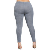 Gamiss Fashion Women Plus Size 5XL Appliqued Skinny Jersey Leggings Casual Floral Print Mid Waist Large Size Trouser Pencil Pant