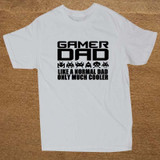 Gamer Dad Christmas Fathers Day Playstation PC Funny Mens T-Shirt T Shirt Short Sleeve Cotton Casual Top Tee