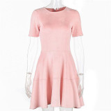 Gagaopt 2017 Spring & Summer Dress Velvet Office Dress 3 Solid Colors Causal Boho Dress Sexy Party Dresses Vestidos Robes