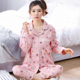 Gadpat Women Autumn Winter Pajamas Soft Comfortable Printing Home Suit Women Cotton Pyjama Sleepwear Plus Size Pajamas Woman