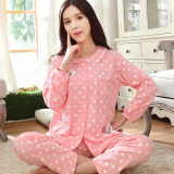 Gadpat Women Autumn Winter Pajamas Soft Comfortable Printing Home Suit Women Cotton Pyjama Sleepwear Plus Size Pajamas Woman