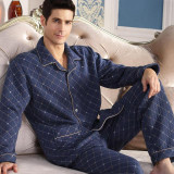 Gadpat Men's Pajamas Autumn Long Sleeve Sleepwear Cotton Plaid Cardigan Pyjamas Men Lounge Pajama Sets Plus Size 4xl Sleep Gadpat Men's Pajamas Autumn Long Sleeve Sleepwear Cotton Plaid Cardigan Pyjamas Men Lounge Pajama Sets Plus Size 4xl Sleep