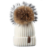 FURTALK Unisex Kids Ages 2-7 Warm Winter Pom Pom Hat for Girls and Boys Chunky Thick Stretchy Knit Beanie Hats
