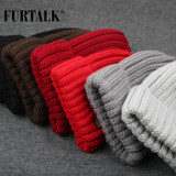 FURTALK Unisex Kids Ages 2-7 Warm Winter Pom Pom Hat for Girls and Boys Chunky Thick Stretchy Knit Beanie Hats