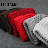 FURTALK Unisex Kids Ages 2-7 Warm Winter Pom Pom Hat for Girls and Boys Chunky Thick Stretchy Knit Beanie Hats