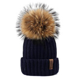 FURTALK Unisex Kids Ages 2-7 Warm Winter Pom Pom Hat for Girls and Boys Chunky Thick Stretchy Knit Beanie Hats