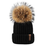 FURTALK Unisex Kids Ages 2-7 Warm Winter Pom Pom Hat for Girls and Boys Chunky Thick Stretchy Knit Beanie Hats