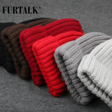 FURTALK Unisex Kids Ages 2-7 Warm Winter Pom Pom Hat for Girls and Boys Chunky Thick Stretchy Knit Beanie Hats