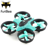 FuriBee F36 Mini UFO Quadcopter Drone 2.4G 4CH 6-Axis Headless Mode Remote Control Toys Nano RC Helicopter RTF Mode2 VS JJRC H36