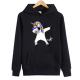 Unicorn Print Hooded Hoodies Sweatshirts Women 2017 Autumn Long Sleeve Casual Hoodies Hooded Pullover Sweatshirt Outwear