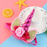 Unicorn Headband for Kids Girls Birthday Gift Headwear Party HolidayCosplay Elastic Hairband Hair Accessories