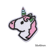 Unicorn Flamingo Patches Iron On Sewing Embroidered Animal Applique for Jacket Clothes Stickers Badge DIY Apparel Accessories