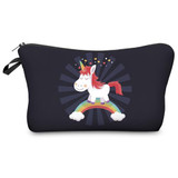 Unicorn 3D Printing Cosmetic Bag Women Makeup Bag 2017 Fashion Who Cares Cosmetic Cases Travel Trousse De Maquillage Neceser