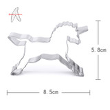 Unicorn Cookie Cutter Chocolate Cake Biscuit Pastry Mold Metal Bread Mould Kitchen DIY Metal Pastry Unicorn Cookie Cutter