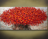 Unframed Thick Textured  Modern Hand Painted Palette Knife Oil Painting Canvas Wall Art Picture For Living Room Home Artwork
