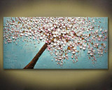 Unframed Thick Textured  Modern Hand Painted Palette Knife Oil Painting Canvas Wall Art Picture For Living Room Home Artwork