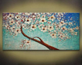 Unframed Thick Textured  Modern Hand Painted Palette Knife Oil Painting Canvas Wall Art Picture For Living Room Home Artwork