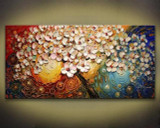Unframed Thick Textured  Modern Hand Painted Palette Knife Oil Painting Canvas Wall Art Picture For Living Room Home Artwork