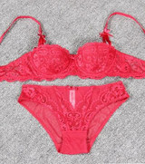Underwear Women Bra Set Deep half cup  Plus Size Lingerie Sexy Transparent Lace Bra And Panty Set Push Up Lace Brassiere bs350 Underwear Women Bra Set Deep half cup  Plus Size Lingerie Sexy Transparent Lace Bra And Panty Set Push Up Lace Brassiere bs350