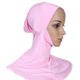 Under Scarf Hat Bone Bonnet Full Neck Cover Inner Muslim Cotton Hijab Cap Islamic Head Wear Hat Underscarf Scarves Turban Shawl