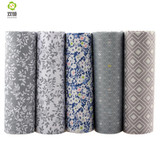Twill Cotton Fabric Patchwork Tissue Cloth Of Handmade DIY Quilting Sewing Baby&amp;Children Sheets Dress Material 5PCS/LOT A2-5-25