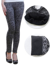 TWB24 Elastic Faux Velet Snowflake Printed Leggings Winter Soft Warm Leggings Fashion Slim Stretch Thick Women Warm Leggings