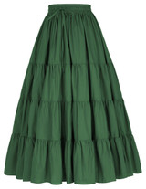 Tutu Skirt Silps Swing Rockabilly Petticoat Wide Hem Cotton Maxi Skirt Long Retro Skirt Petticoat Underskirt for Wedding Bridal
