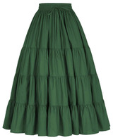 Tutu Skirt Silps Swing Rockabilly Petticoat Wide Hem Cotton Maxi Skirt Long Retro Skirt Petticoat Underskirt for Wedding Bridal