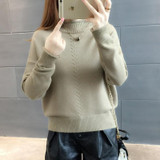 Turtleneck knitting sweater 2017 New women Casual cotton knitted winter sweater pullover female 2017 Autumn winter jumper