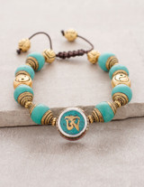 Turquoise Tibetan Om Bracelet