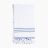 Turkish Pestemal Towel in Blue