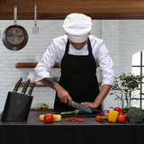 TUOHE 7 inch Chef knives Damascus steel Slicing Knives 67layers Santoku Knife VG10 steel core Meat/vegetable knife Cleaver