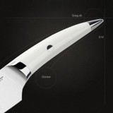 TUOBITUO Brand 4pcs/set White Handle Knives Cooking Tools with Kitchen Chef Knife+Fruit Knife+Bone Knife German Stainless Steel