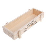 Vintage Wood Garden Flower Planter Succulent Pot Rectangle Trough Box Plant Bed