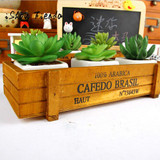 Vintage Wooden Boxes Crates Flower Pot Kitchen Trinket Desktop Storage Case Maceta De Madera #GH Vintage Wooden Boxes Crates Flower Pot Kitchen Trinket Desktop Storage Case Maceta De Madera #GH