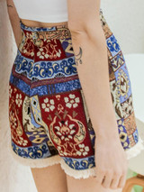 Vintage Tassel High Waist Short Bottoms